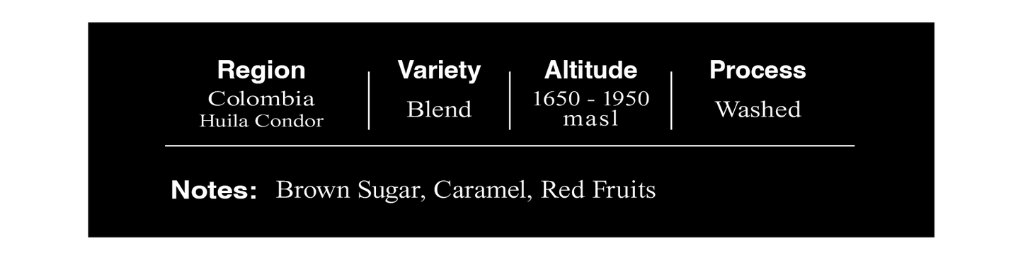 Colombia Huila Condor Washed